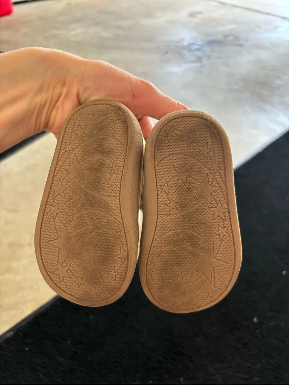 Carter's Cream & Green Toddler Sneakers